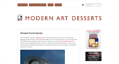 Desktop Screenshot of modernartdesserts.com